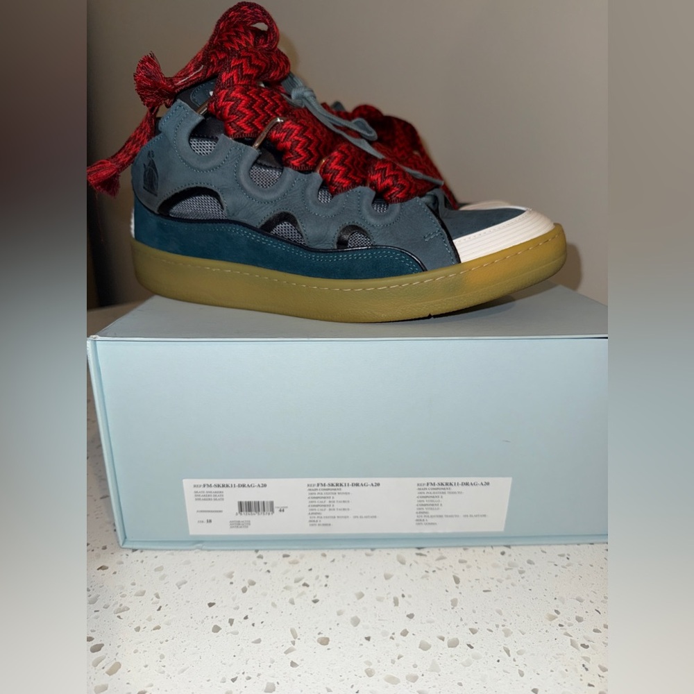 Lanvin Curb Low Top Sneakers - Picture 2 of 4